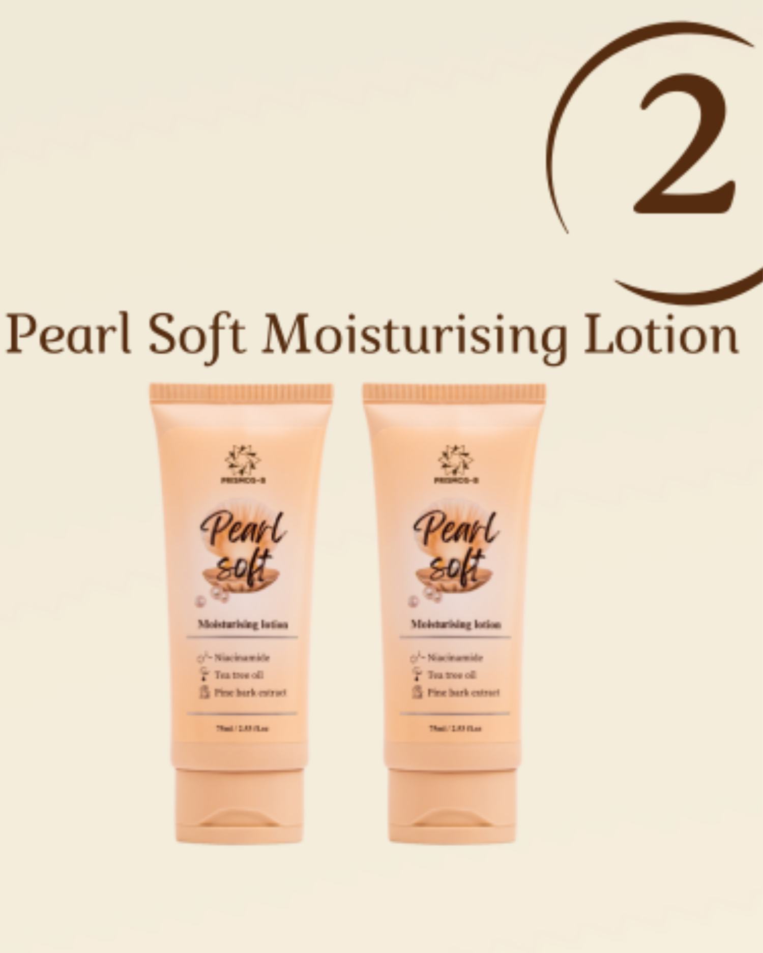 Pearl soft moisturising lotion combo