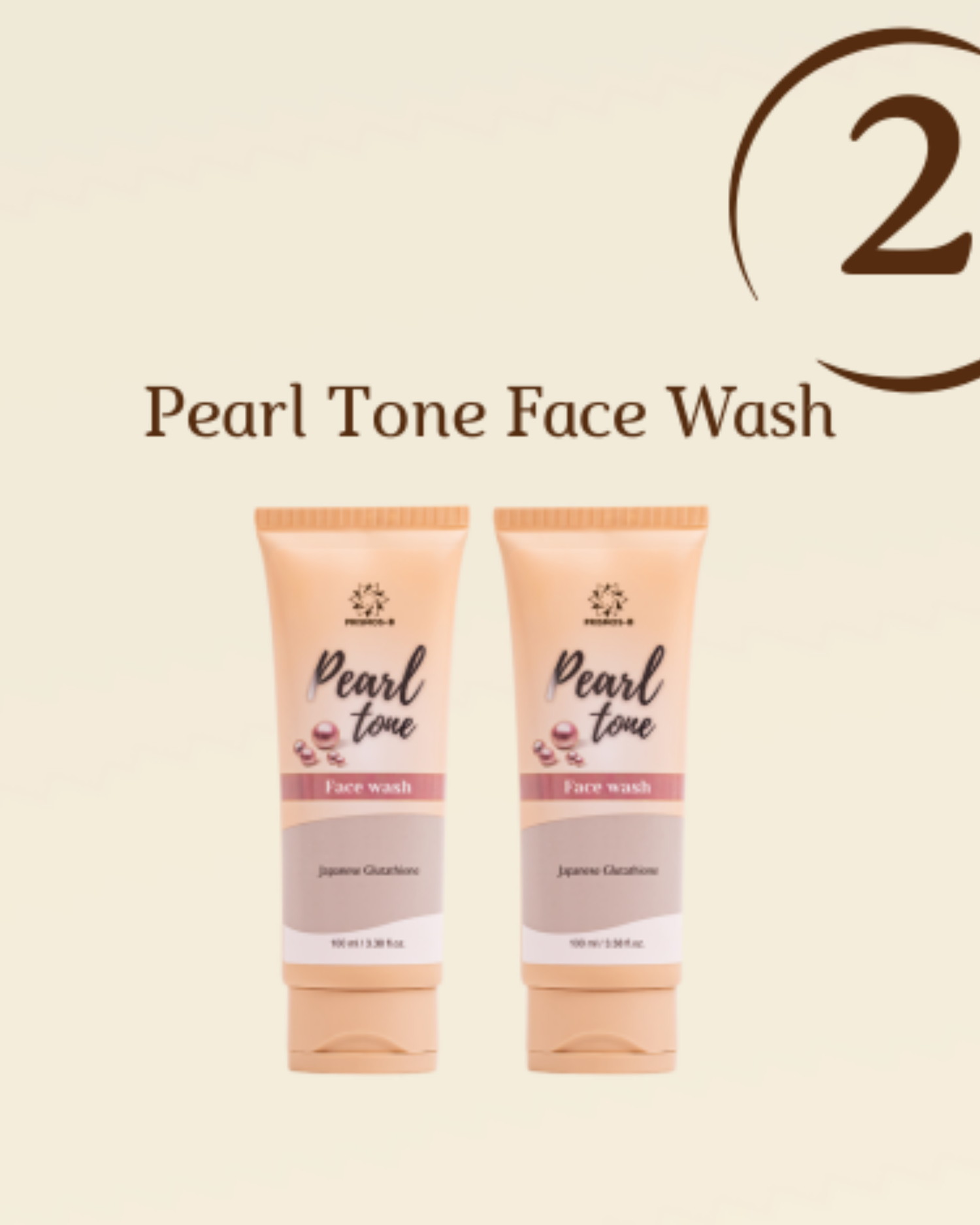 Pearl tone face wash combo